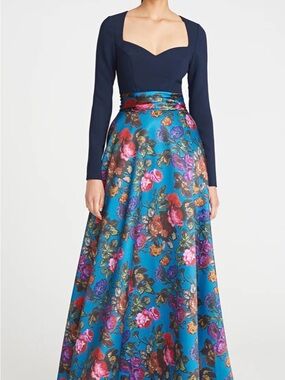 theia leona sequin embellished midi dress Leona Petal Midi Dress